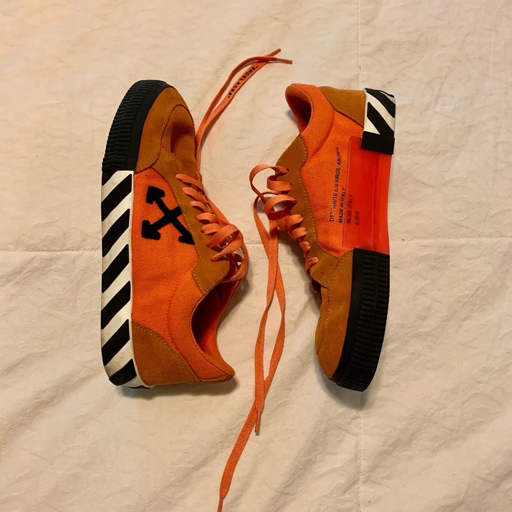 Women’s OFF-WHITE orange sneakers